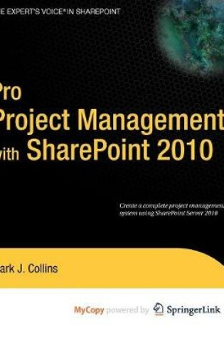 Cover of Pro Project Management with Sharepoint 2010