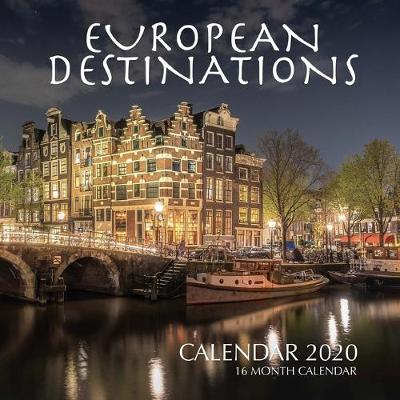 Book cover for European Destinations Calendar 2020