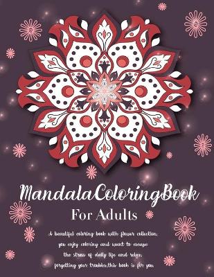 Book cover for Mandala Coloring Book for Adults
