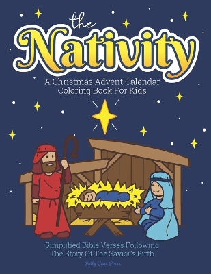 Book cover for A Christmas Advent Calendar Coloring Book For Kids