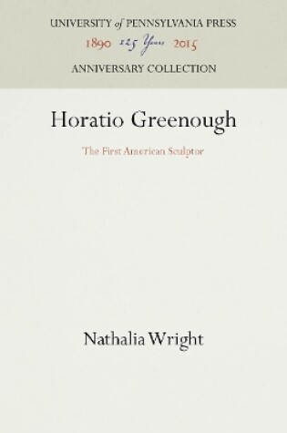 Cover of Horatio Greenough