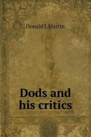 Cover of Dods and his critics