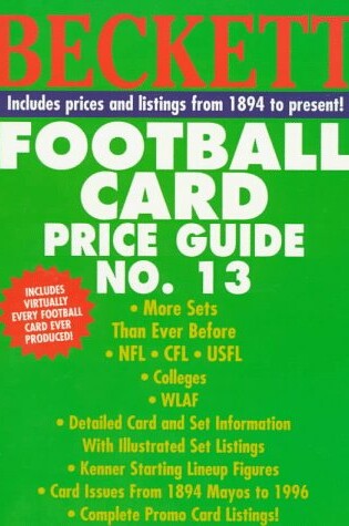 Cover of Football Cards, 13th Edition