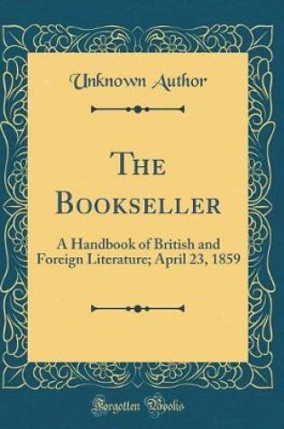 Cover of The Bookseller