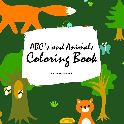 Book cover for ABC's and Animals Coloring Book for Children (8.5x8.5 Coloring Book / Activity Book)