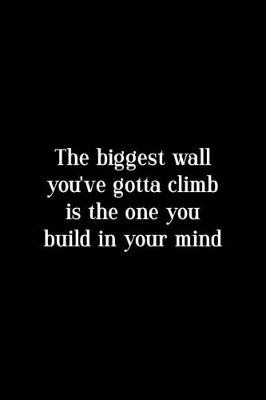 Book cover for The Biggest Wall You've Gotta Climb Is The One You Build In Your Mind