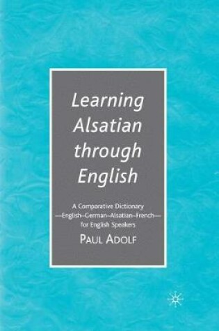 Cover of Learning Alsatian Through English