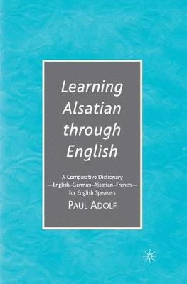 Book cover for Learning Alsatian Through English