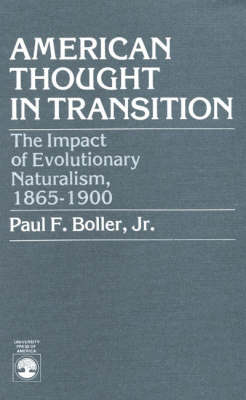 Book cover for American Thought in Transition