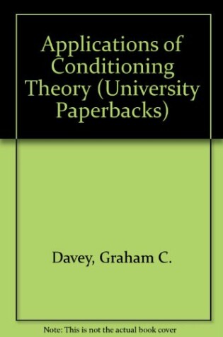 Cover of Applications of Conditioning Theory