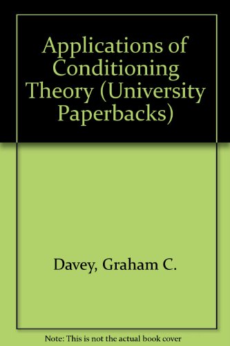 Book cover for Applications of Conditioning Theory