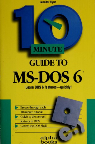 Cover of 10 Minute Guide to MS-DOS 6