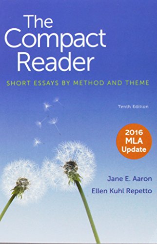 Book cover for The Compact Reader with 2016 MLA Update