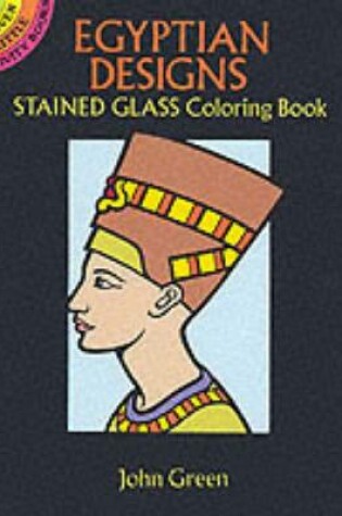 Cover of Egyptian Stained Glass Colouring Book
