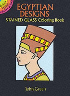 Book cover for Egyptian Stained Glass Colouring Book