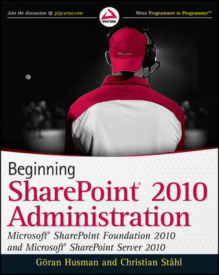 Book cover for Beginning SharePoint 2010 Administration