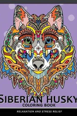 Cover of Siberian husky coloring book