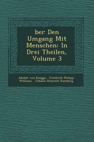 Cover of Ber Den Umgang Mit Menschen