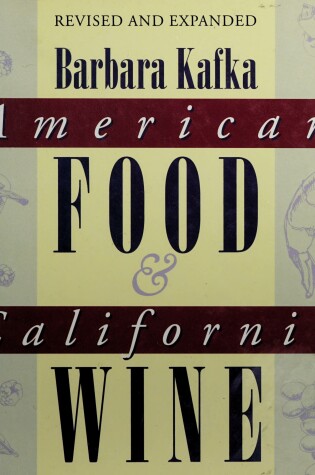 Cover of American Food and California Wine