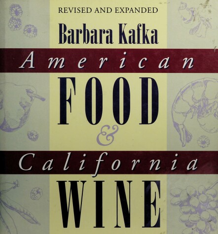 Book cover for American Food and California Wine