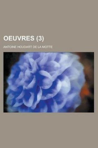 Cover of Oeuvres (3 )