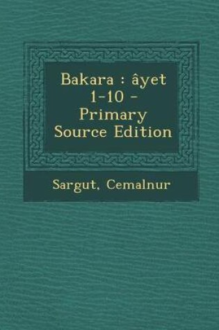 Cover of Bakara