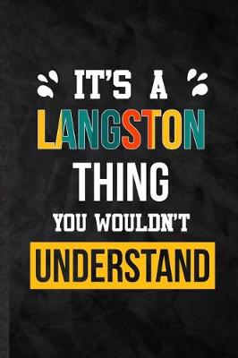 Book cover for It's a Langston Thing You Wouldn't Understand