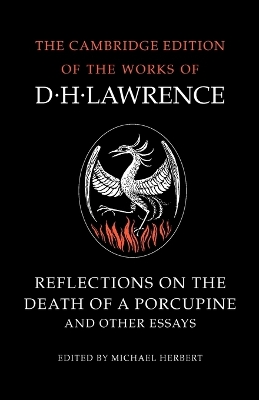 Book cover for Reflections on the Death of a Porcupine and Other Essays