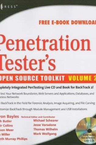 Cover of Penetration Tester's Open Source Toolkit