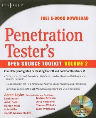 Book cover for Penetration Tester's Open Source Toolkit
