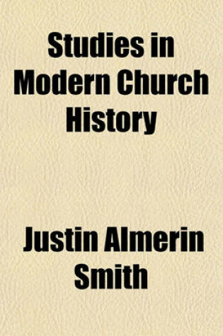 Cover of Studies in Modern Church History