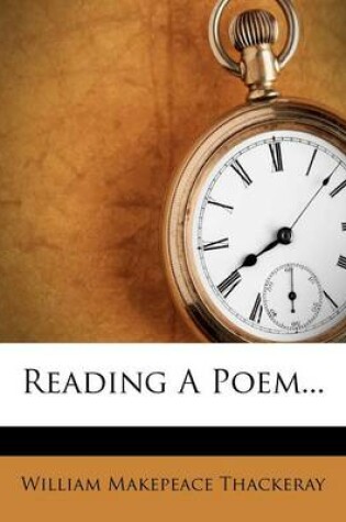 Cover of Reading a Poem...