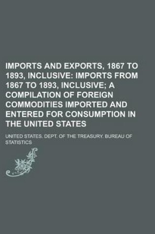 Cover of Imports and Exports, 1867 to 1893, Inclusive