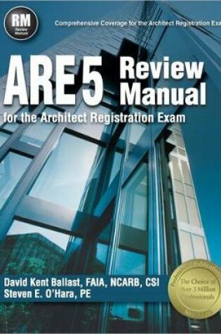 Cover of Ppi Are 5 Review Manual for the Architect Registration Exam (Revised, Paperback) - Comprehensive Review Manual for the Ncarb 5.0 Exam