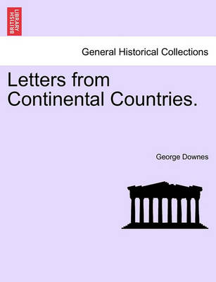 Book cover for Letters from Continental Countries.