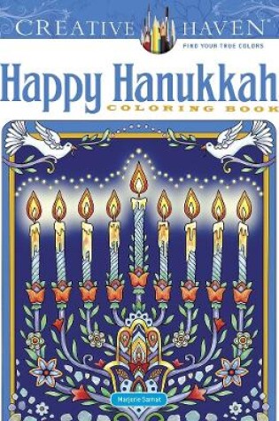 Cover of Creative Haven Happy Hanukkah Coloring Book