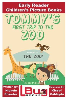 Book cover for Tommy's First Trip to the Zoo - Early Reader - Children's Picture Books