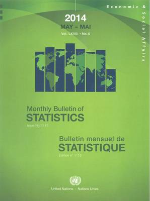 Book cover for Monthly Bulletin of Statistics, May 2014