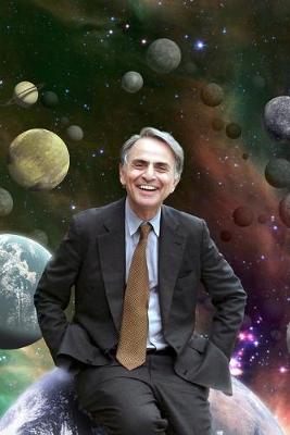 Cover of Carl Sagan notebook - achieve your goals, perfect 120 lined pages #1