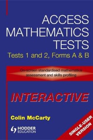 Cover of Access Mathematics Tests Interactive (AMTi) 1 & 2 Single-User CD-ROM