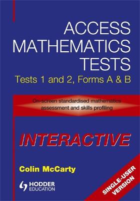 Book cover for Access Mathematics Tests Interactive (AMTi) 1 & 2 Single-User CD-ROM