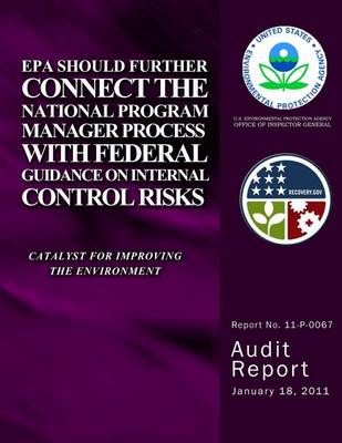 Book cover for EPA Should Further Connect the National Program Manager Process With Federal Guidance on Internal Control Risks