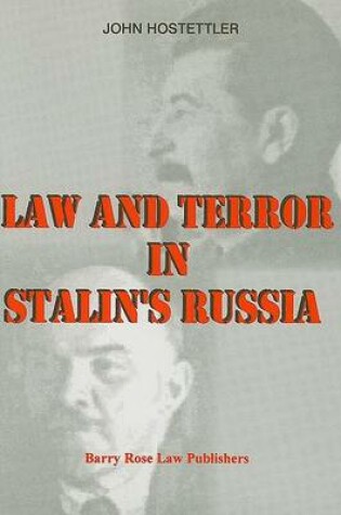 Cover of Law and Terror in Stalin's Russia