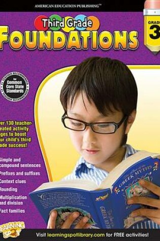 Cover of Third Grade Foundations, Grade 3