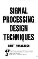 Book cover for Signal Processing Design Techniques