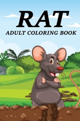 Cover of Rat Adult Coloring Book