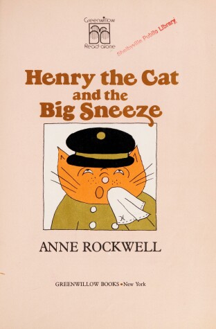 Book cover for Henry the Cat and the Big Sneeze