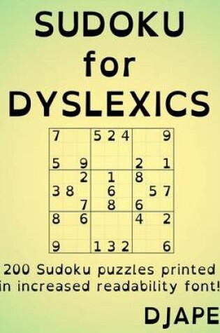 Cover of Sudoku for Dyslexics