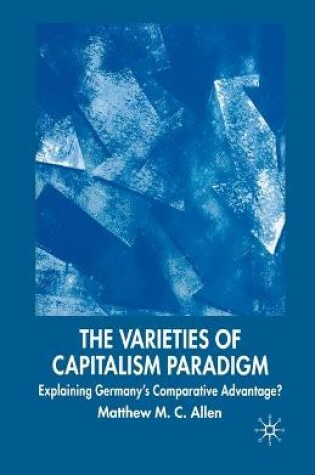 Cover of The Varieties of Capitalism Paradigm