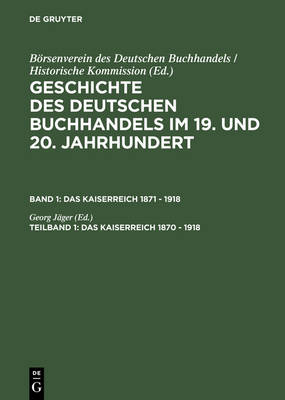 Book cover for Das Kaiserreich 1870-1918